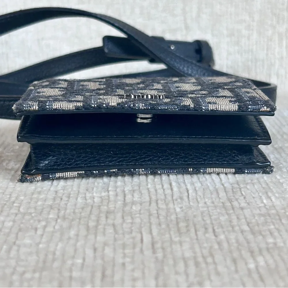 Dior Oblique Nano Wallet on Strap